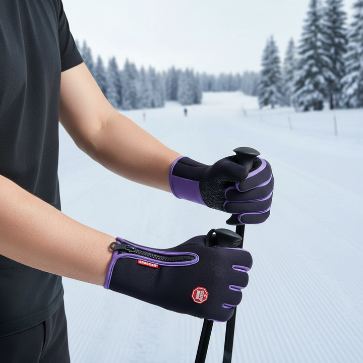Spritzwasserfeste Handschuhe mit Touchscreen und rutschfester Handfläche