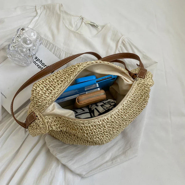 Arnljot | Strukturierte Schultertasche im gewebten Stil