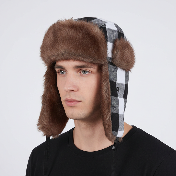 Trappermütze mit Ohrklappen - winddicht und warm