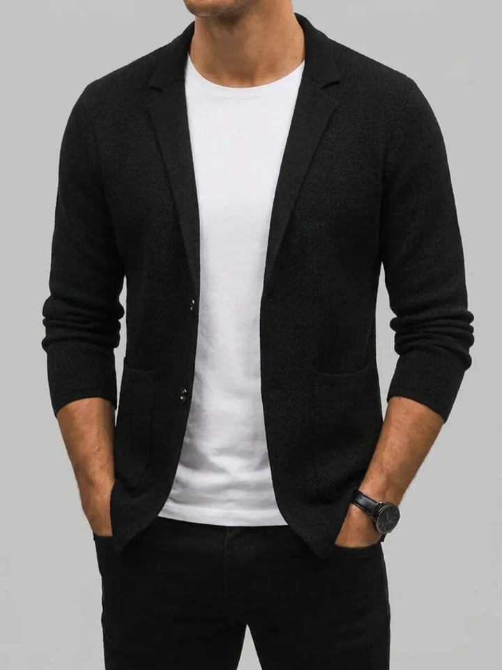 LAURENT MONACO | Herrenweste mit Strickstruktur