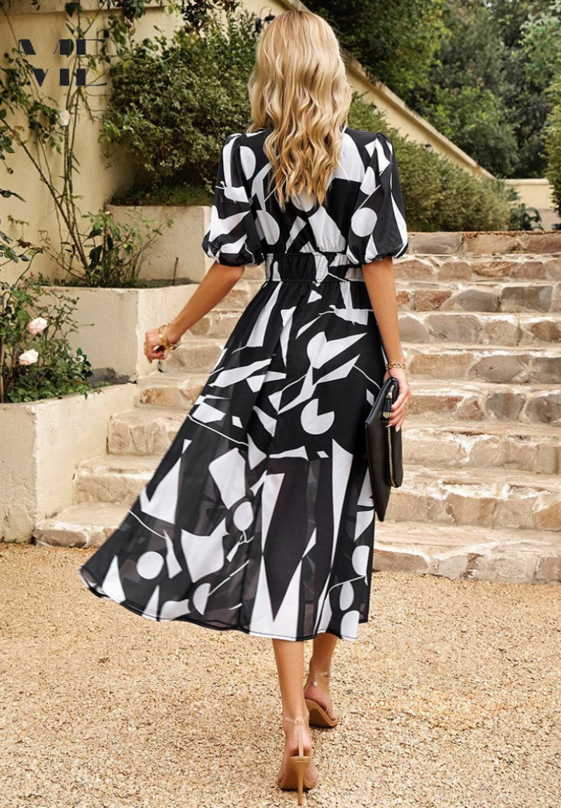 Danielle | Luxus Zeitlose Midi Kleid (Fast ausverkauft)