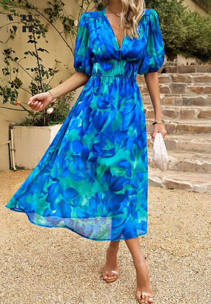 Danielle | Luxus Zeitlose Midi Kleid (Fast ausverkauft)