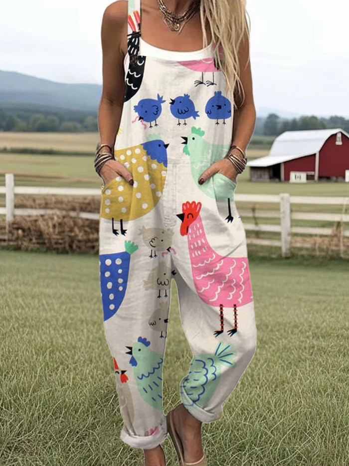 Vintage Weitbeiniger Jumpsuit für Frauen - Stilvoller Komfort & Vielseitigkeit