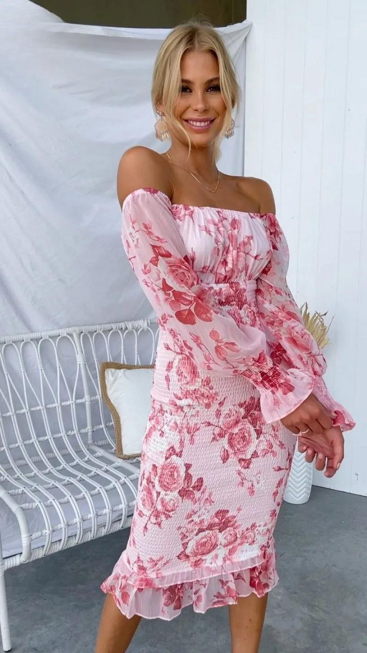 Kendall | Luxe Midi Kleid (Fast ausverkauft)