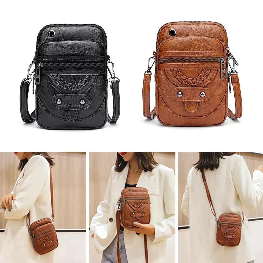 Carice - Vintage-Ledertasche