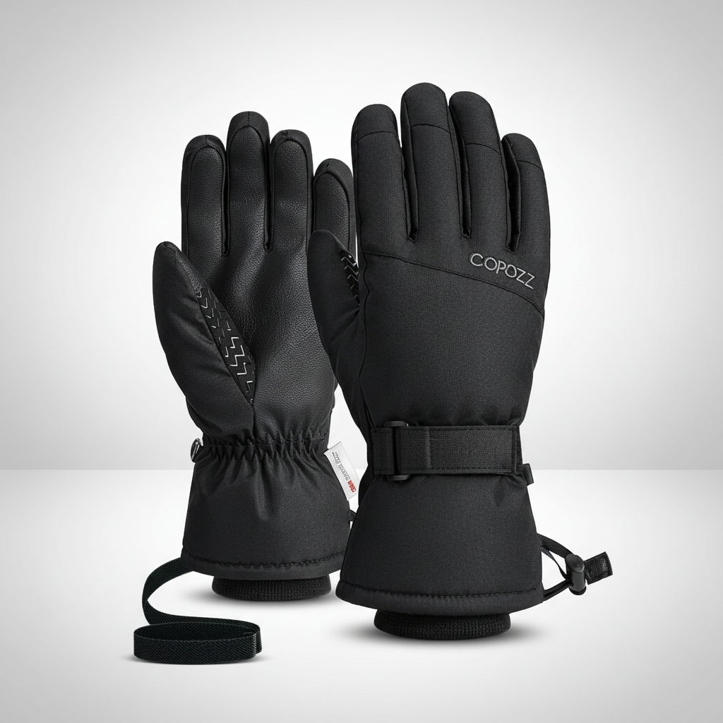 Wasserfeste Winterhandschuhe mit Wärmeisolierung und rutschfester Innenhand