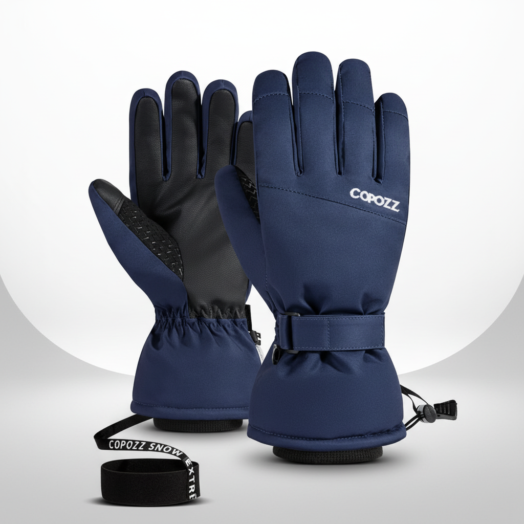 Wasserfeste Winterhandschuhe mit Wärmeisolierung und rutschfester Innenhand