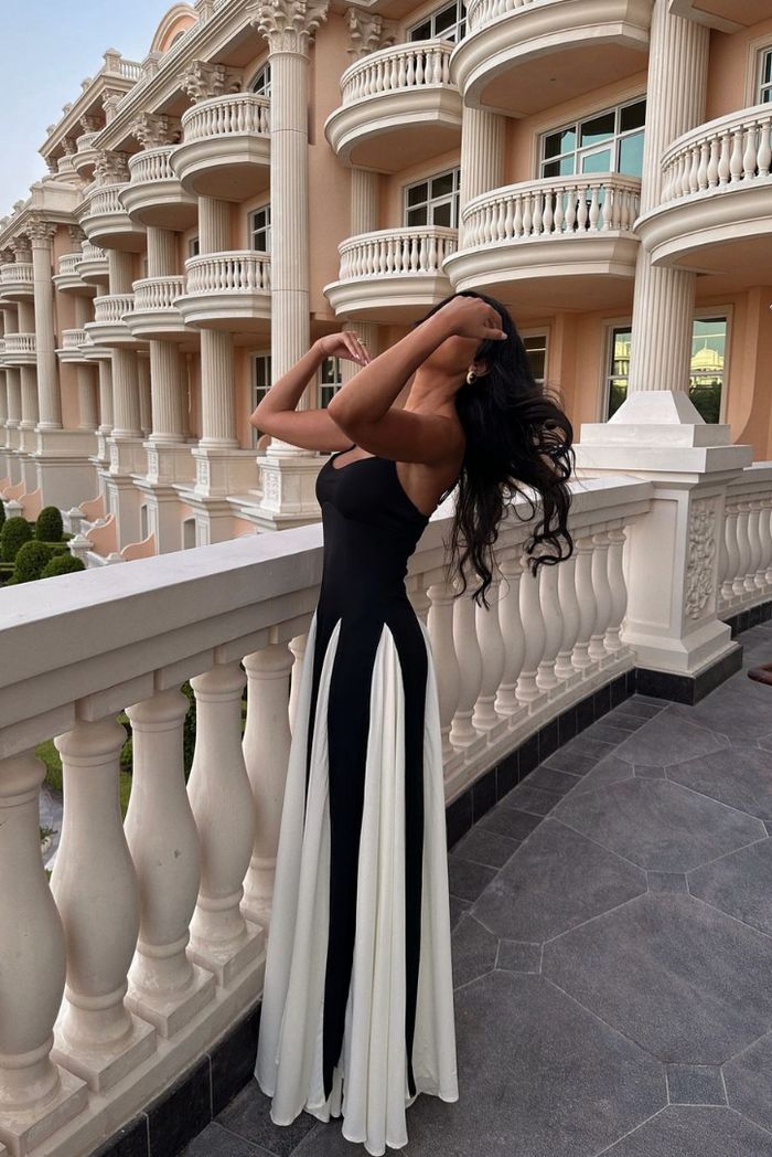 Eliana | Maxikleid mit Paneelen