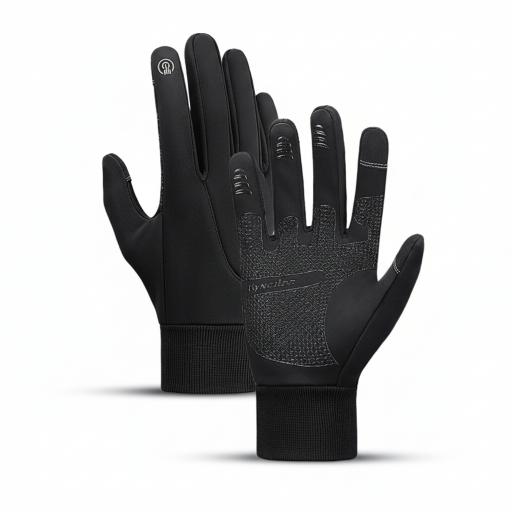 Winddichte Handschuhe mit Touchfunktion und rutschfester Handfläche