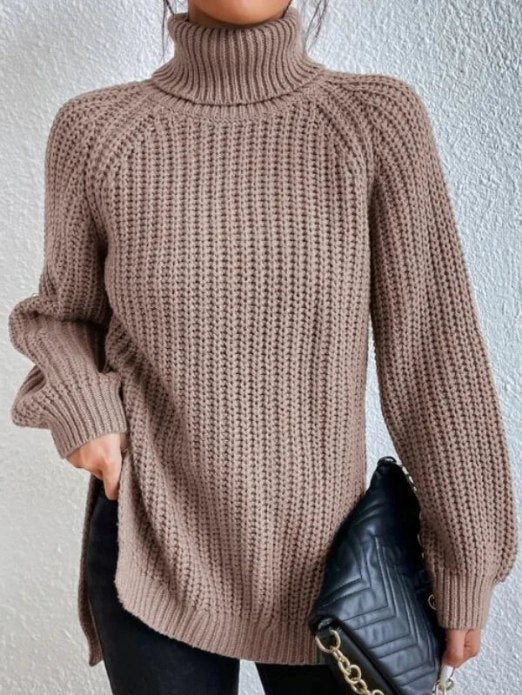 Sophia | Damen Langarm Rollkragenpullover