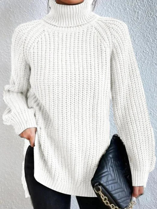 Sophia | Damen Langarm Rollkragenpullover