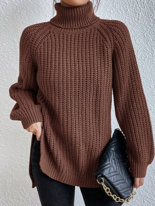 Sophia | Damen Langarm Rollkragenpullover