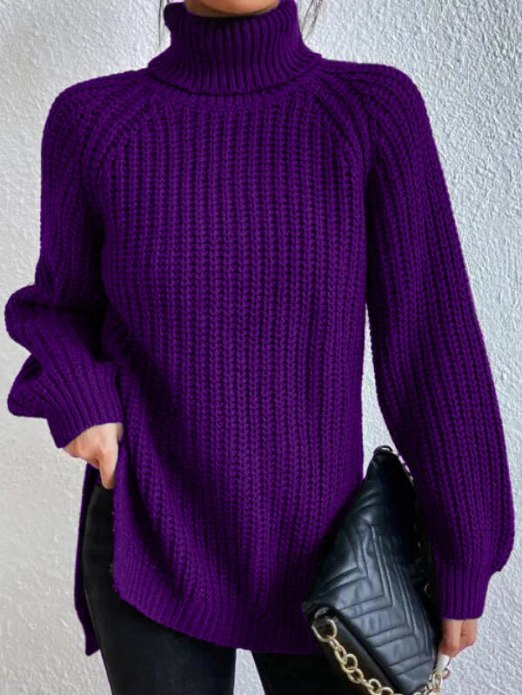 Sophia | Damen Langarm Rollkragenpullover