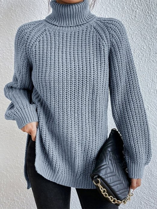 Sophia | Damen Langarm Rollkragenpullover