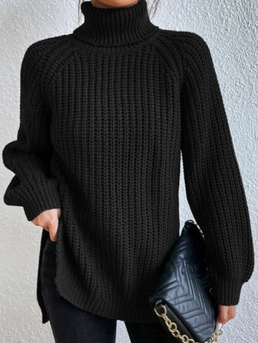 Sophia | Damen Langarm Rollkragenpullover