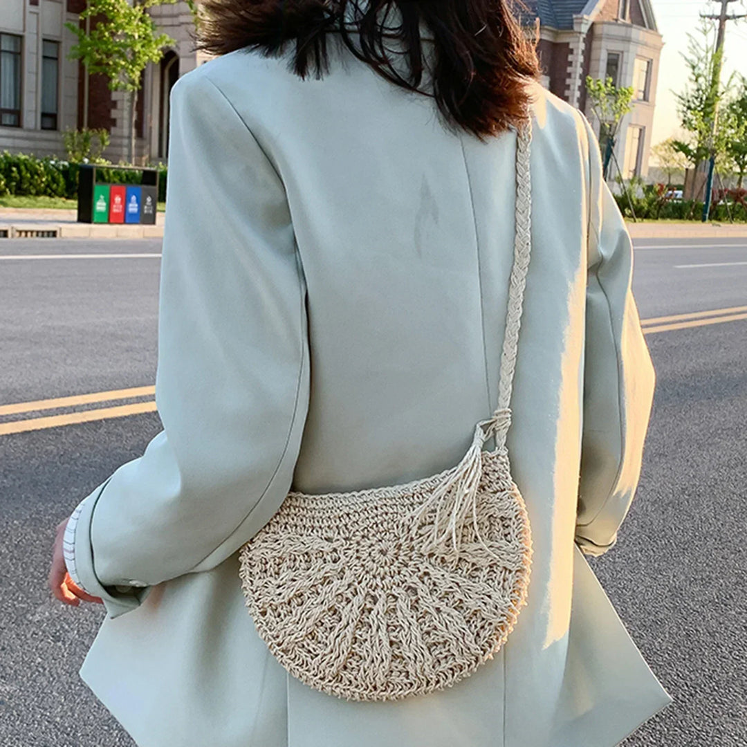 Eirinora | Gehäkelte Schultertasche im Bohemian-Stil