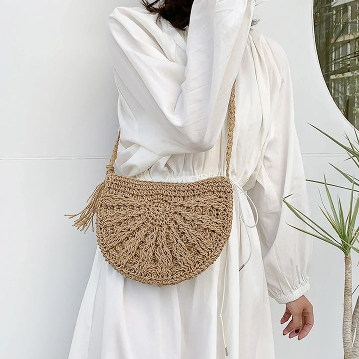 Eirinora | Gehäkelte Schultertasche im Bohemian-Stil