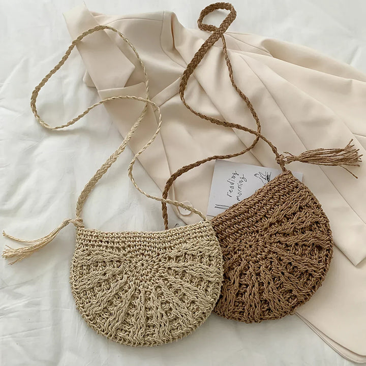 Eirinora | Gehäkelte Schultertasche im Bohemian-Stil