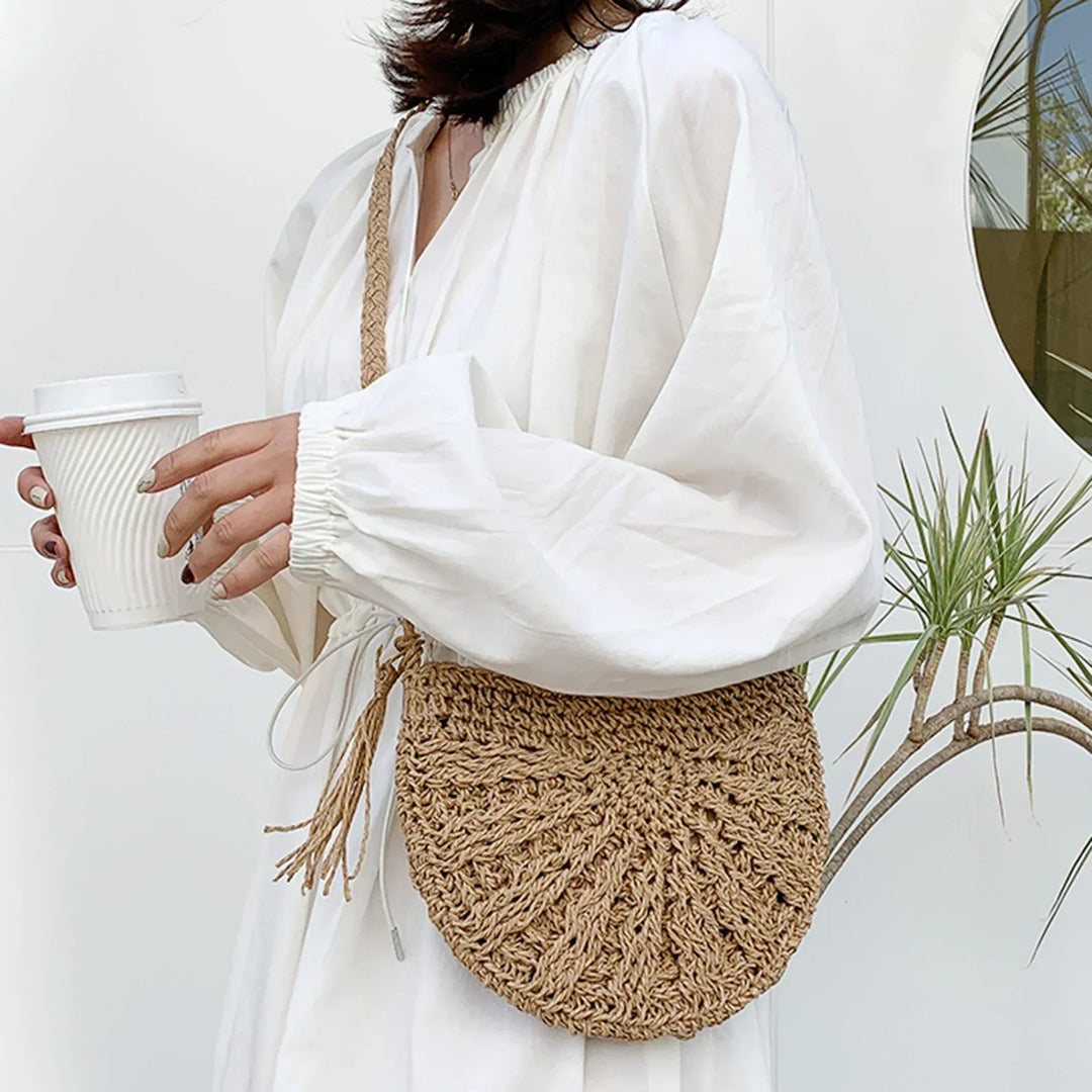 Eirinora | Gehäkelte Schultertasche im Bohemian-Stil