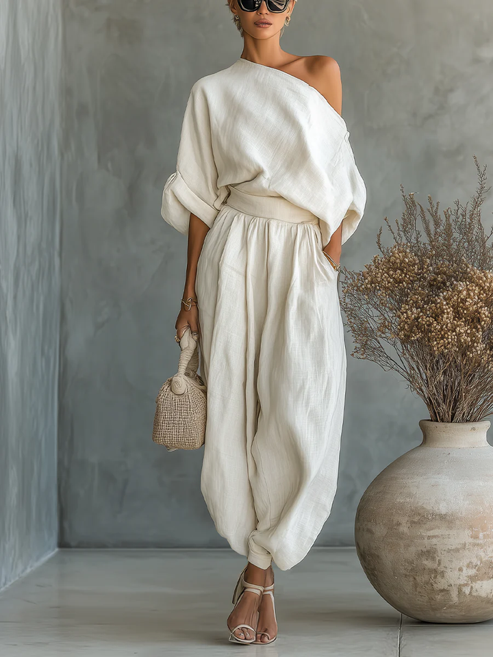 Mila™ | Zweiteiliges Set mit schulterfreien Design