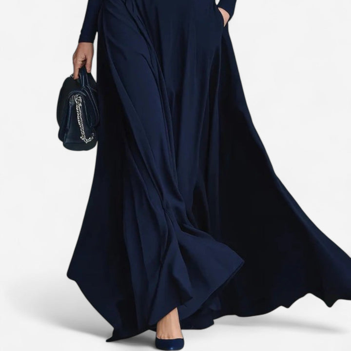 Yvelise™ Maxikleid mit Stehkragen