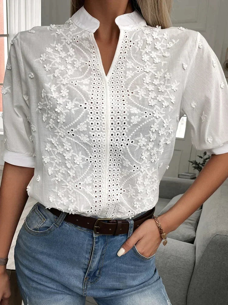 Leah™ - Klassische Elegante Bluse