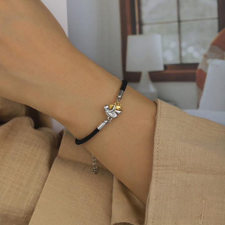 katy™ - Armband mit Schnur und Hundemotiv
