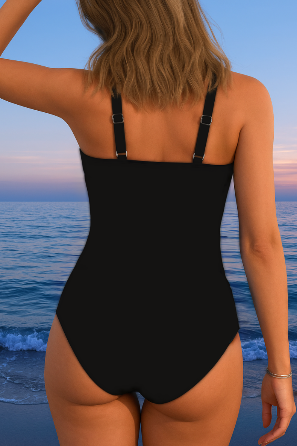 Éloria – Eleganter Badeanzug mit buntem Muster