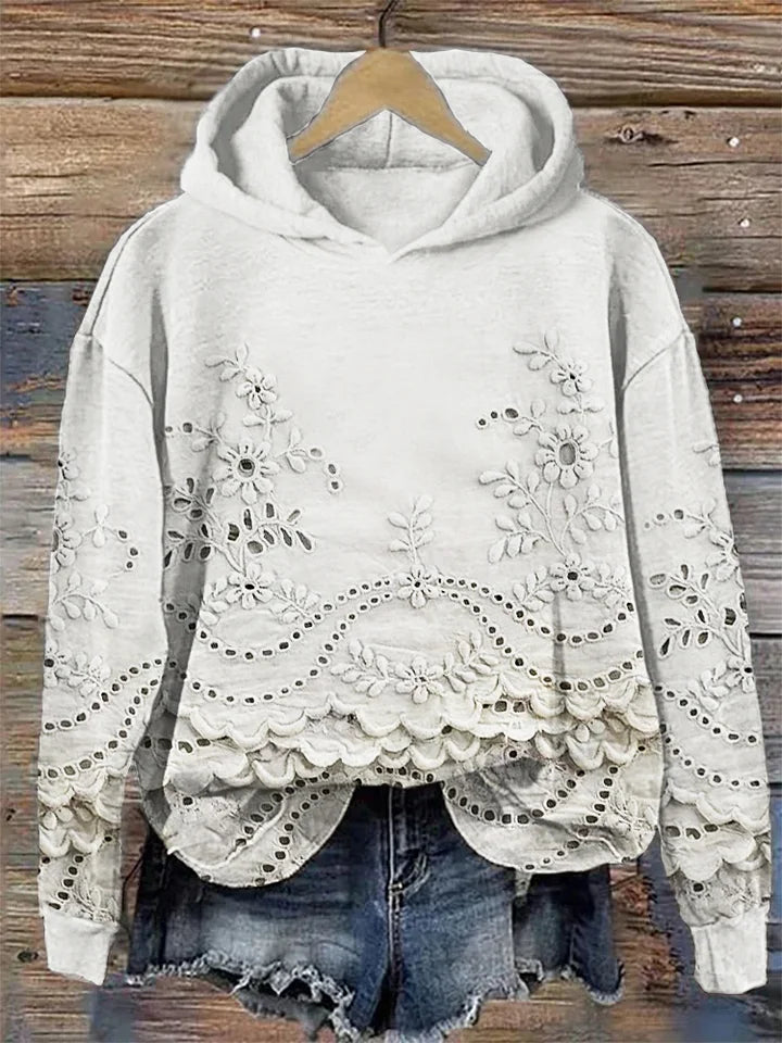 Regine™ - Gemütlicher Hoodie mit floralem Print
