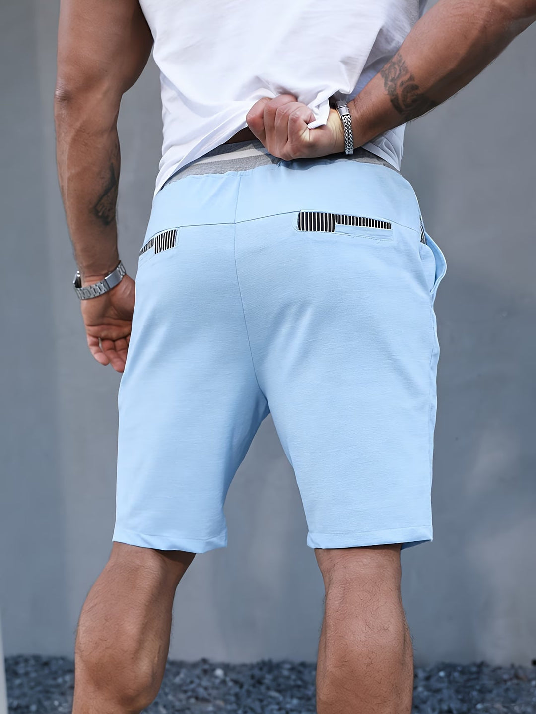 Eden | Pantaloncini al ginocchio con coulisse e tasche