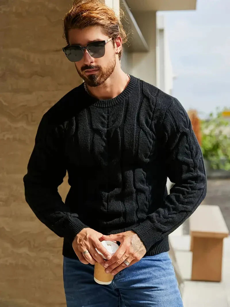 Brit & Boho™️ | Graphica Geo Strickpullover