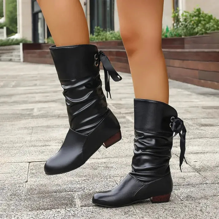 Stef™ - Modische-Schnürstiefeletten
