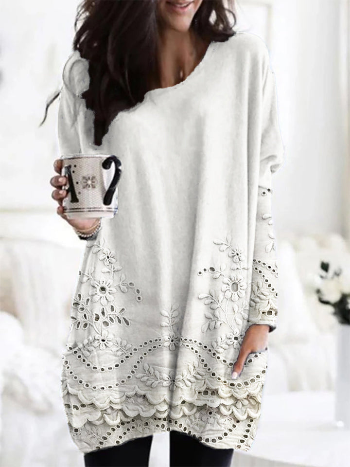 Clarissa™ - Bedruckter Gemütlicher Pullover