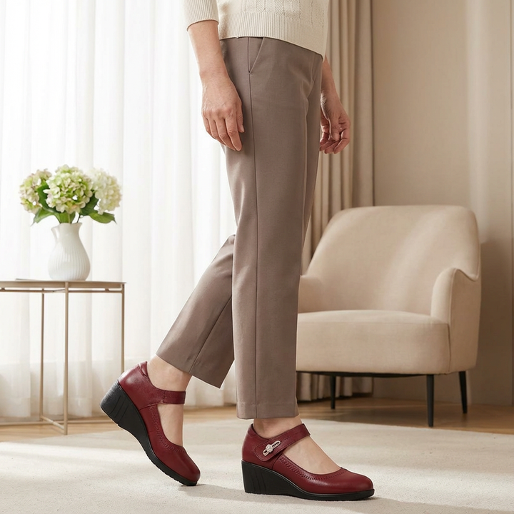 Lydia | Zapatos de cuña Mary Jane para mujer