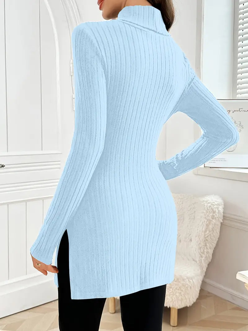 Sarah - Eleganter Langärmeliger Pullover Mit Schmaler Passform Für Den Herbst