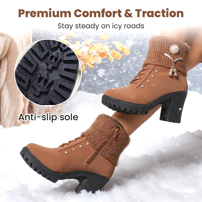Alana™ - Chunky-Heel-Stiefel