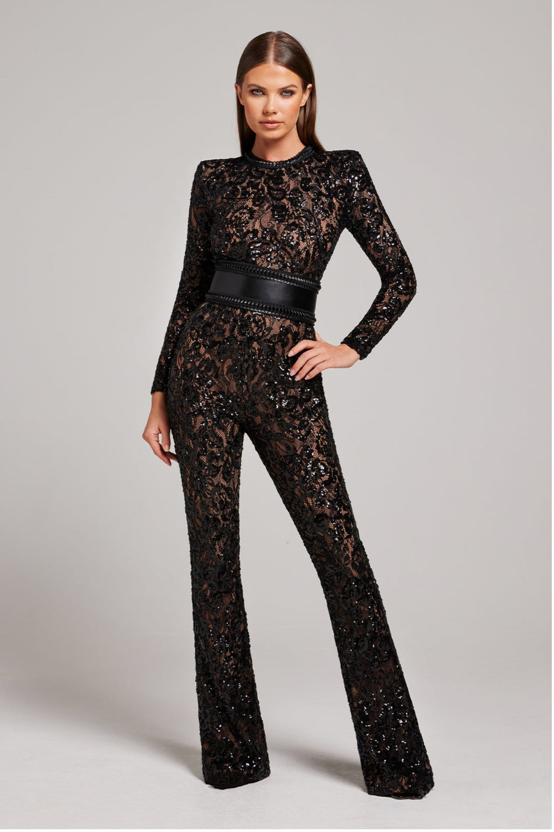 Lisa - Eleganter Jumpsuit In Pizzo