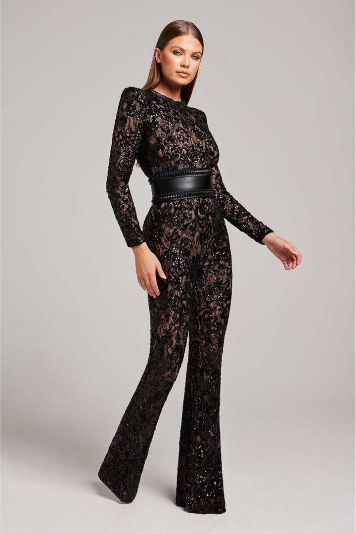 Lisa - Eleganter Jumpsuit In Pizzo