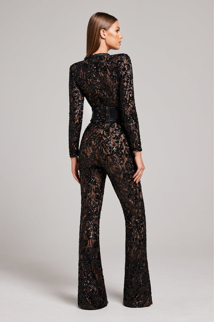 Lisa - Eleganter Jumpsuit In Pizzo