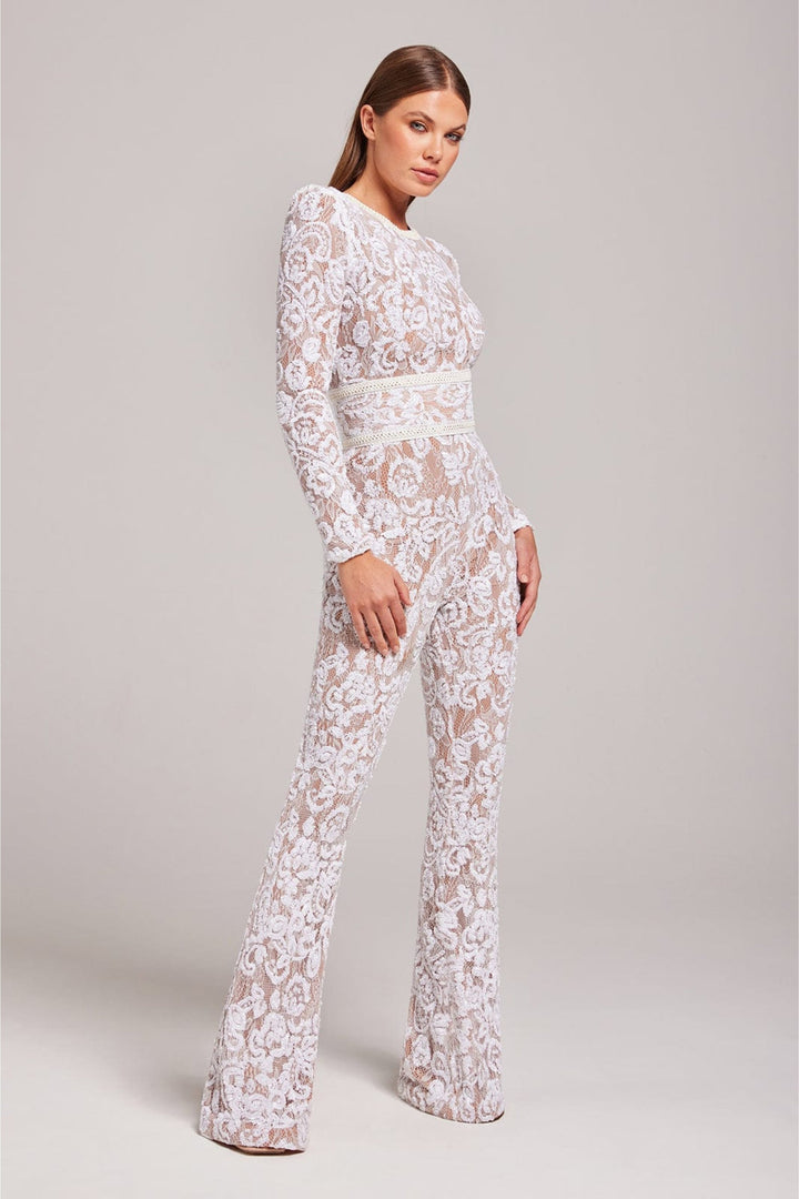 Lisa - Eleganter Jumpsuit In Pizzo