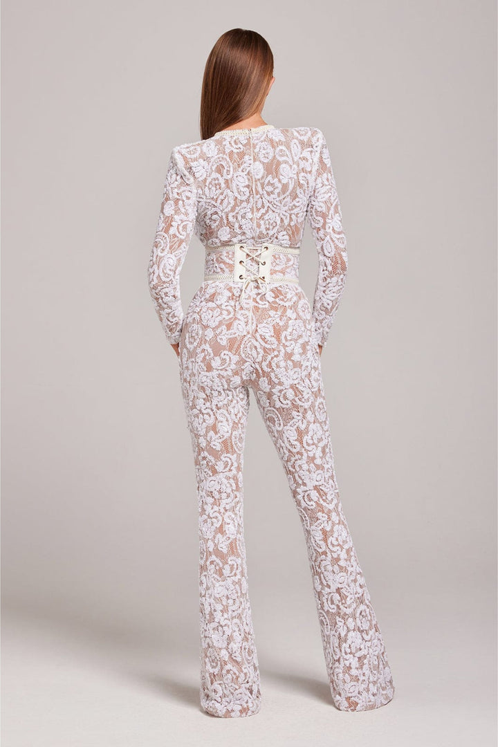 Lisa - Eleganter Jumpsuit In Pizzo