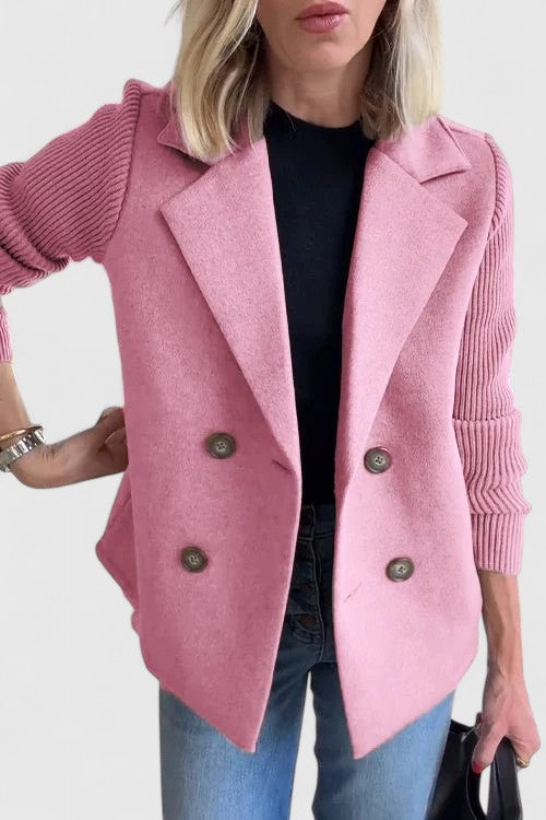 Emma | Blazer da donna con maniche in maglia e bottoni