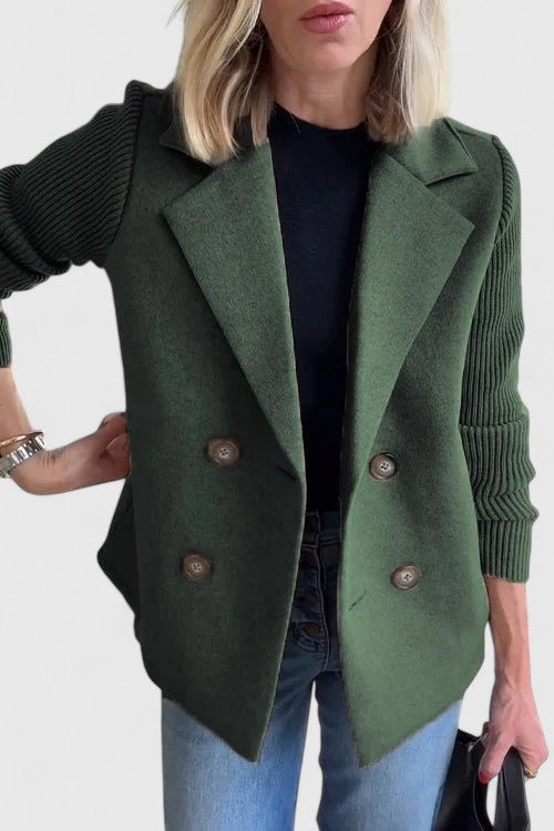 Emma | Blazer da donna con maniche in maglia e bottoni