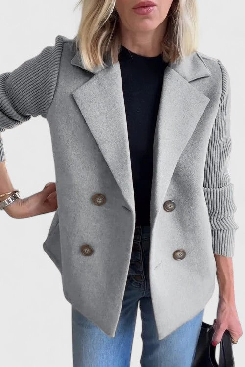 Emma | Blazer da donna con maniche in maglia e bottoni