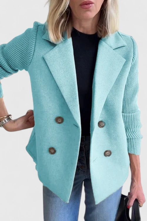 Emma | Blazer da donna con maniche in maglia e bottoni