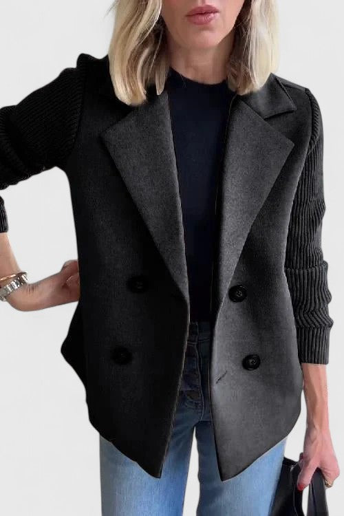 Emma | Blazer da donna con maniche in maglia e bottoni