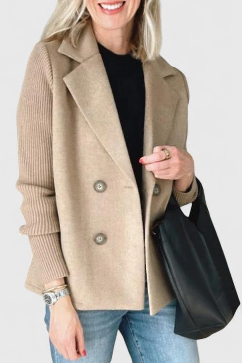 Emma | Blazer da donna con maniche in maglia e bottoni
