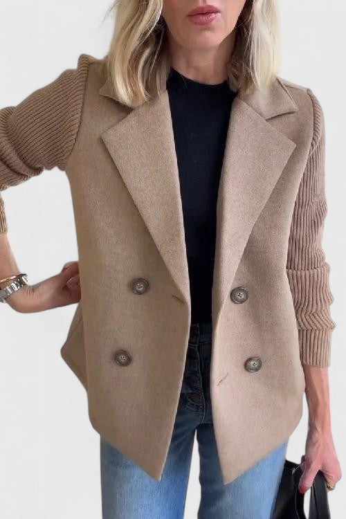 Emma | Blazer da donna con maniche in maglia e bottoni