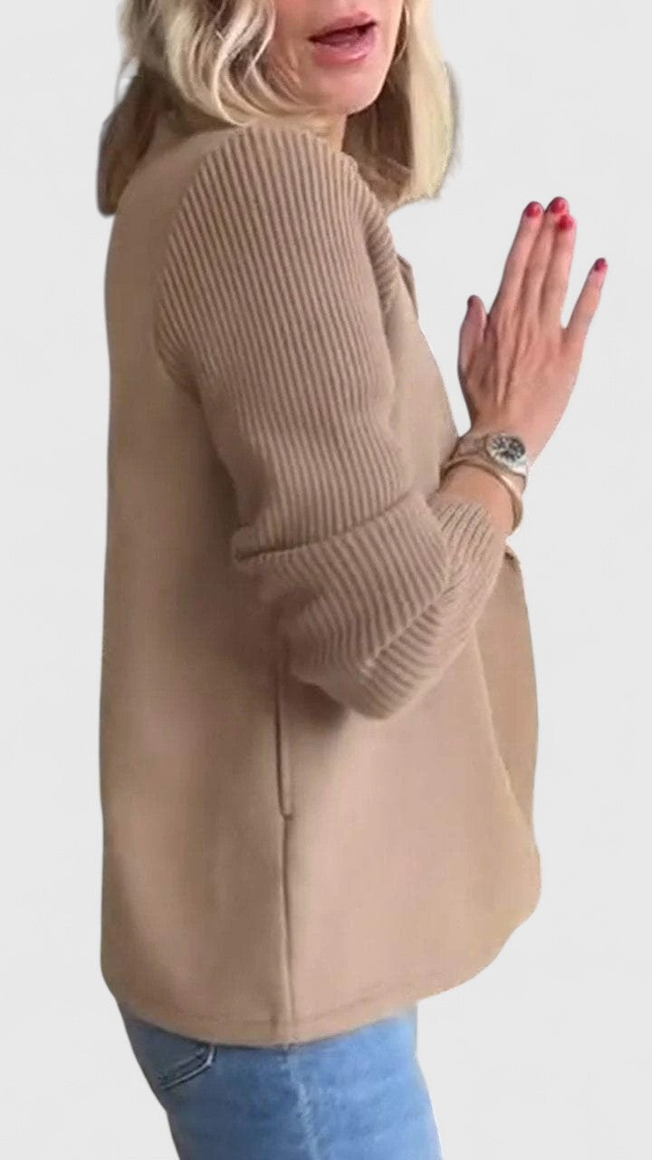 Emma | Blazer da donna con maniche in maglia e bottoni