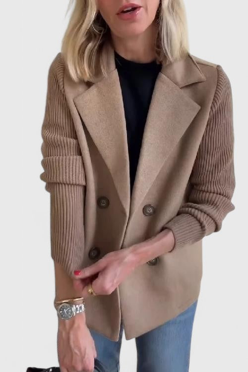 Emma | Blazer da donna con maniche in maglia e bottoni